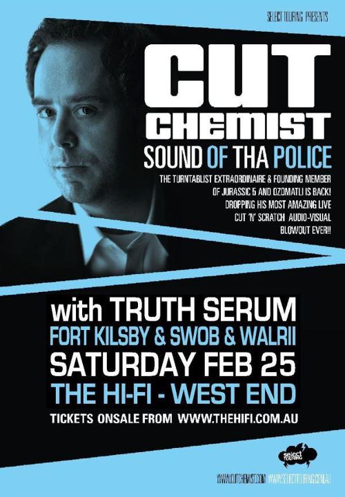 Cut Chemist Sound Of Tha Police Flyer