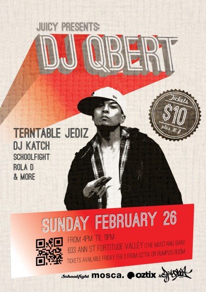 DJ Qbert Flyer