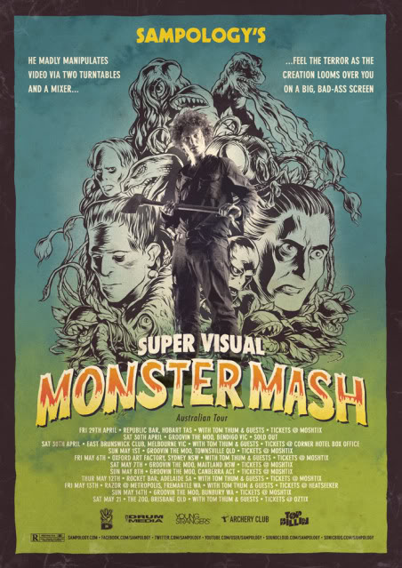 Sampology's Super Visual Monster Mash Flyer